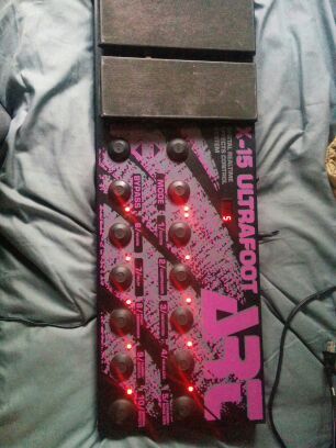 VTG ART X-15 Ultrafoot Guitar Effect Processor System Midi Foot Controller Pedal VTG ART X-15 Ultrafoot Guitar Effect Processor System Midi Foot