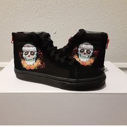 Vans Dia De Los Muertos Kids Size 1 Youth
