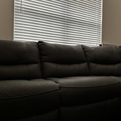 Leather Sectional 