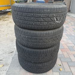 235/55/18 Firestone Set Mounted 