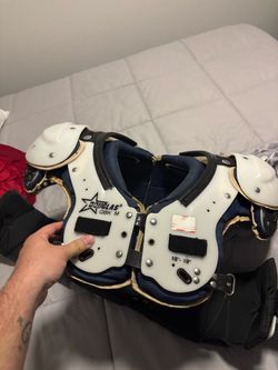 Douglas QBK Football Shoulder Pads + Rib Protector – Size M