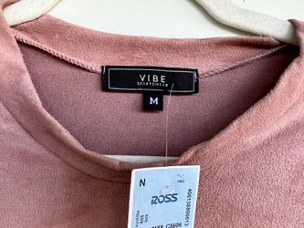 Vibe Sportswear Dusty Pink Faux Suede Dress for Sale in Portland