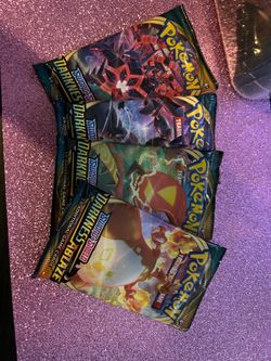 pokemon booster pack art set darkness ablaze