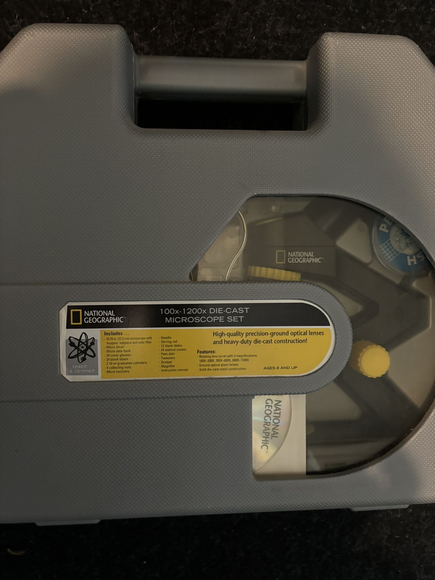 National Geographic Die Cast Microscope Set.