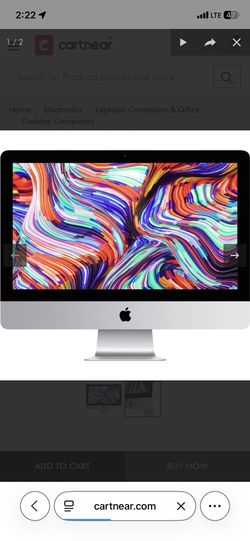 Apple iMac with 27in Retina 5K display (1TB Fusion Drive, Intel Core i5 8th Gen.