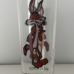 1973 Pepsi Drinking Glass Wile E Coyote