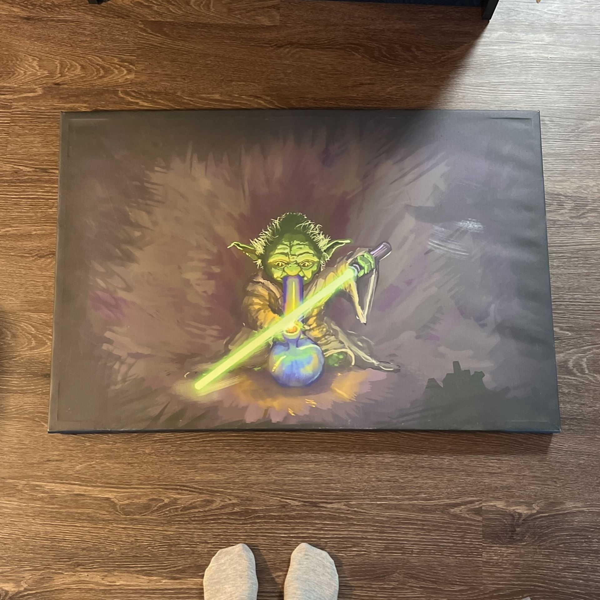 Star Wars Marijuana/Weed Canvas Wall Art