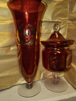 40th Anniversary Candy Jar & Vase