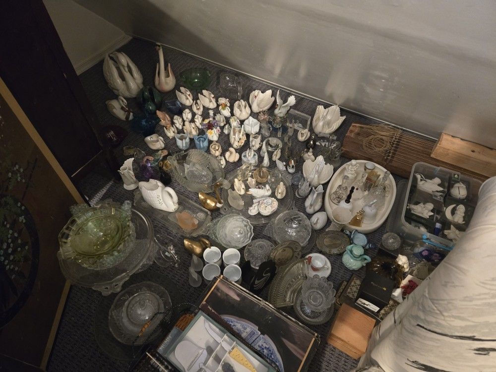 Collectable Figurines, China, And Silverware