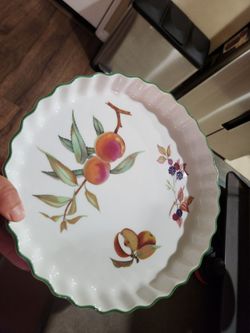Quiche Plate - Evesham Vale Royal Worcester