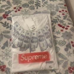 mm6 x supreme burning money tee