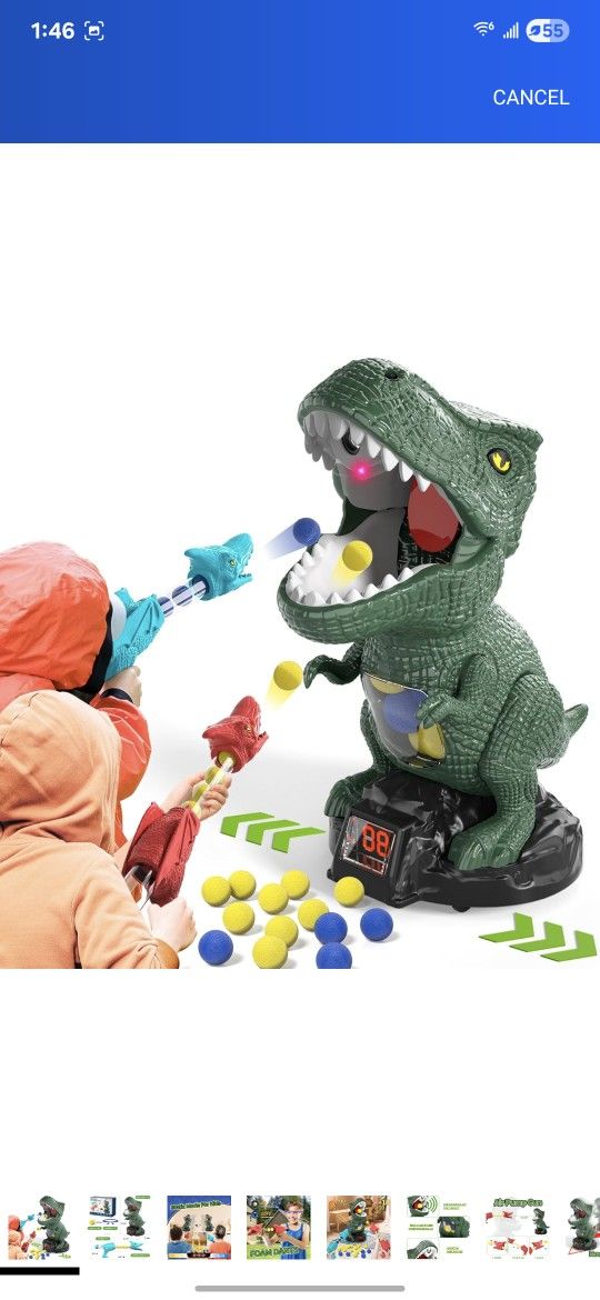 Dinosaur Shooting Game