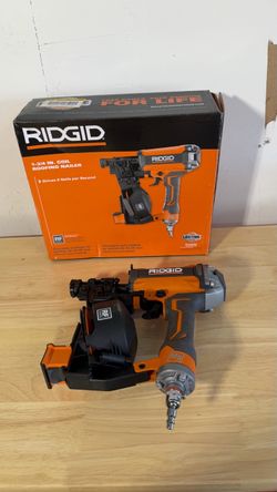 Ridgid 15 Degree 1-3/4” Coil Roofing Nailer