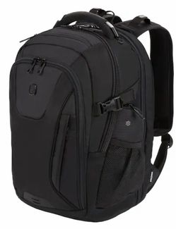 SwissGear Commander USB ScanSmart Laptop Backpack - Black