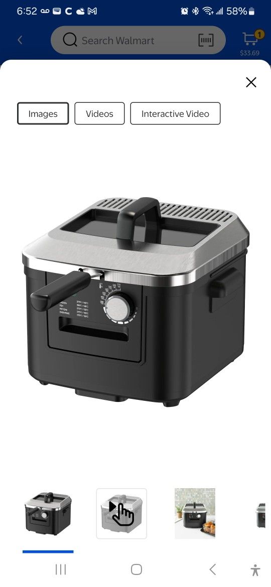 Electric Deep Fryer 1800W