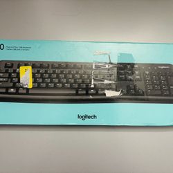 K120 Plug And Play USB Logitech Keyboard 