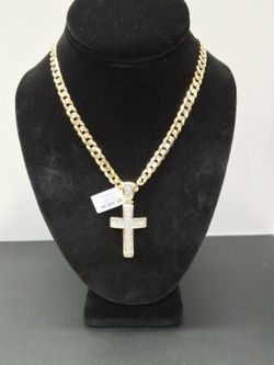 Gold and Diamonds Pendant 14kt YG