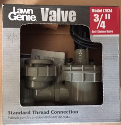 Lawn Genie 3/4 inch sprinkler valve