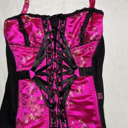 Women’s Corset W Zipper Back 