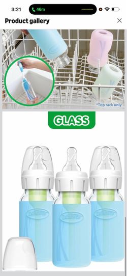 Glass baby bottles
