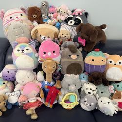 Multiple Stuffed Animals and  Plushies 