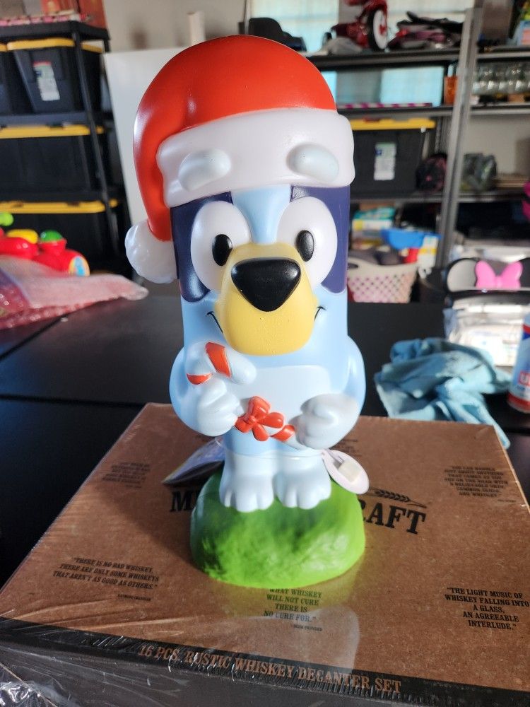 Gemmy Lighted Blow Mold Outdoor Decor Bluey