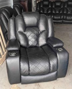Powered Leather Recliner New