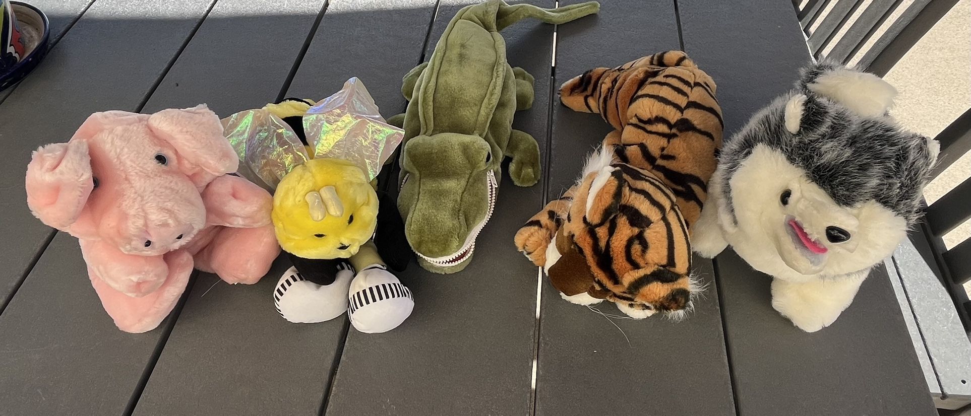 5 Stuffed Animal Puppets