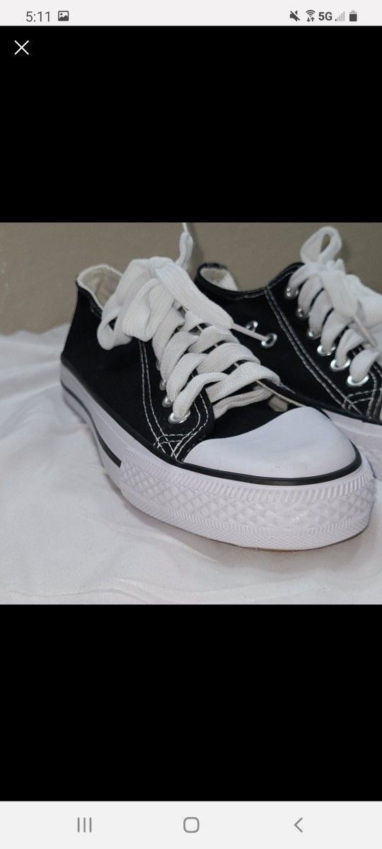 2 Pair Girls Size 5 Sneakers