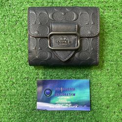 Coach Morgan navy wallet