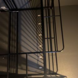 Full size metal loft bed frame