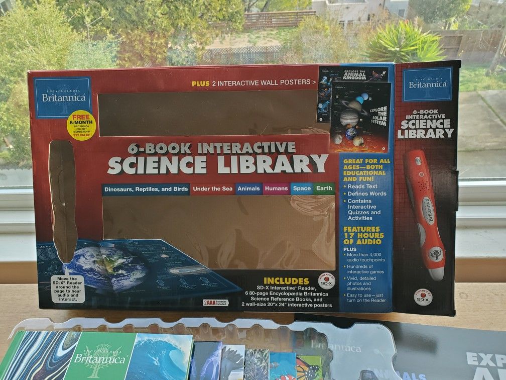 Encyclopaedia Britannica® 6 Book Interactive Science Library