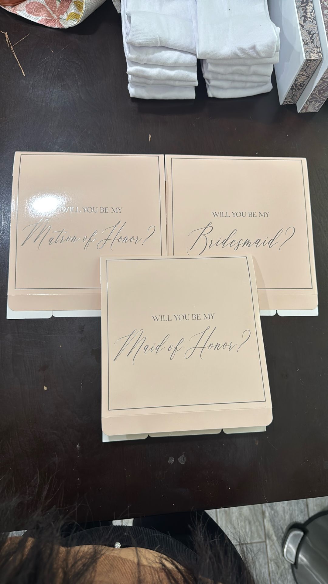 Wedding party proposal Boxes