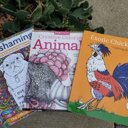 Colored Pencil Coloring Books, Each, New