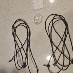 3 Apple IPHONE USB/LIGHTNING CHARGING CABLES