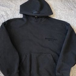 Essentials Fear Of God Black Hoodie