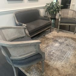 Noble House Loveseat And Chairs 