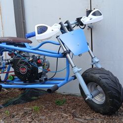 Super Custom Minibike 4-Stroke Gas Powered Off Road Trail Racing 212cc Engine 