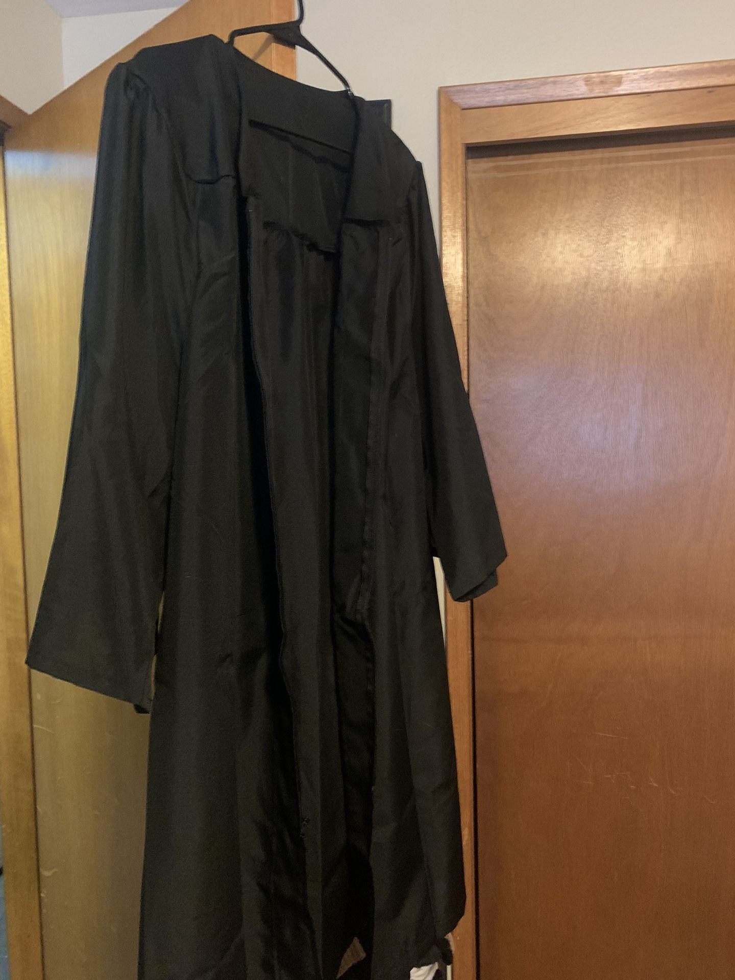 Black Graduation Cap And Gown