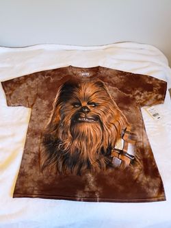 STAR WARS Chewbacca tie-dye  T-shirt  Large NWT