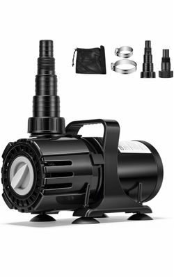 VIVOHOME Bomba de estanque 150W, bomba de agua sumergible de flujo Control de flujo continuo, elevación máxima de 18 pies, boquilla ajustable sin cost