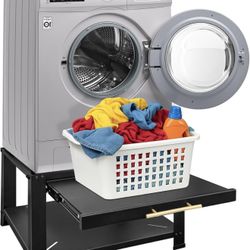 Royxen Washer & Dryer Pedestal w/ Drawer – Heavy Duty 800 lbs