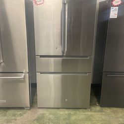 Bosch Four Door Refrigerator Stainless Steel 7HB