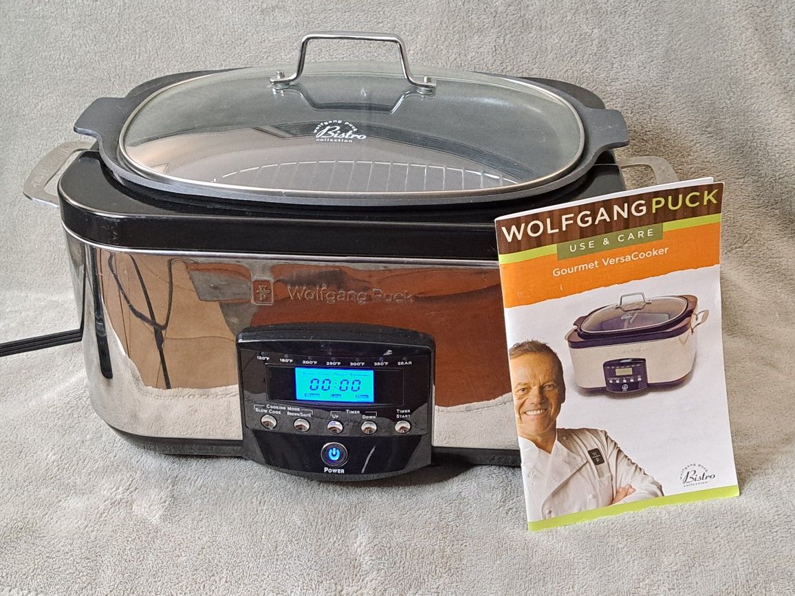 Wolfgang Puck 6QT Versacooker Multi Cooker Slow or Sauté 1350watt