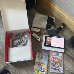 OLED Nintendo switch the white one