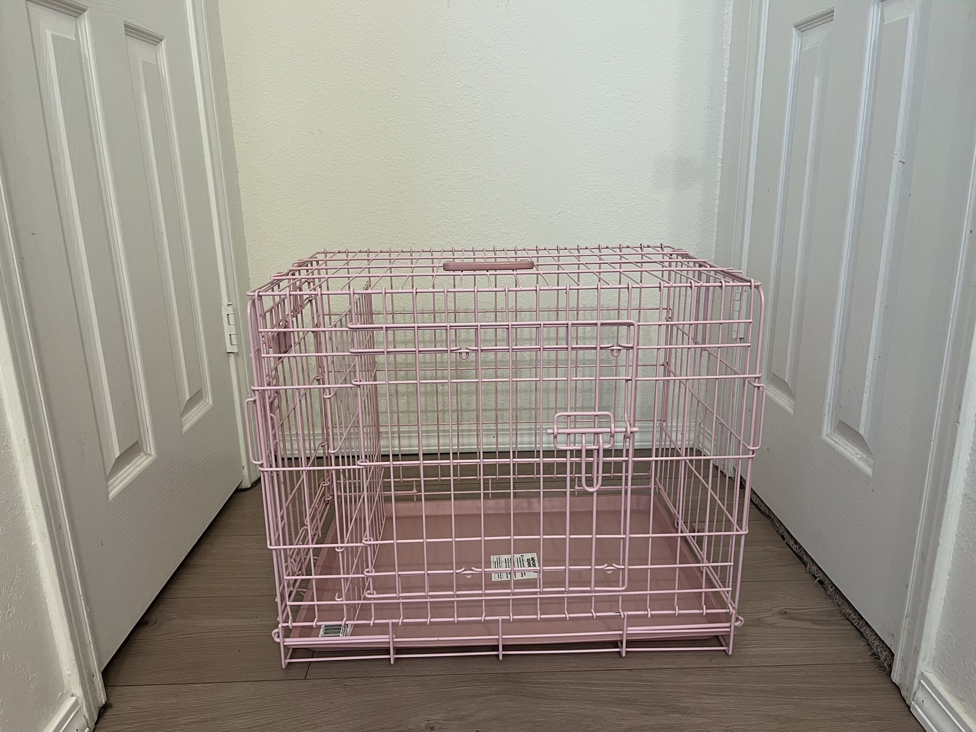 Pink Dog Crate (24" x 18" x 19")