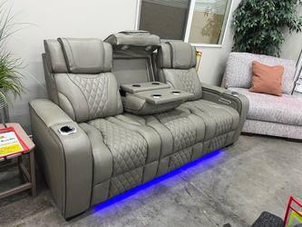 PWR Recliner Sofa Heat&Massage