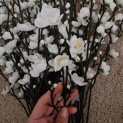 Realistic Plum Blossoms for Flowers arrangement 