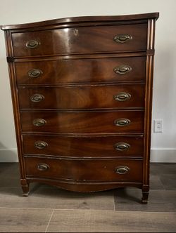 Dixie Furniture Federal Mohagany Chest Of Drawers