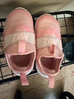 Nike Flex Runner Pink Slip On Shoes Size 6.5